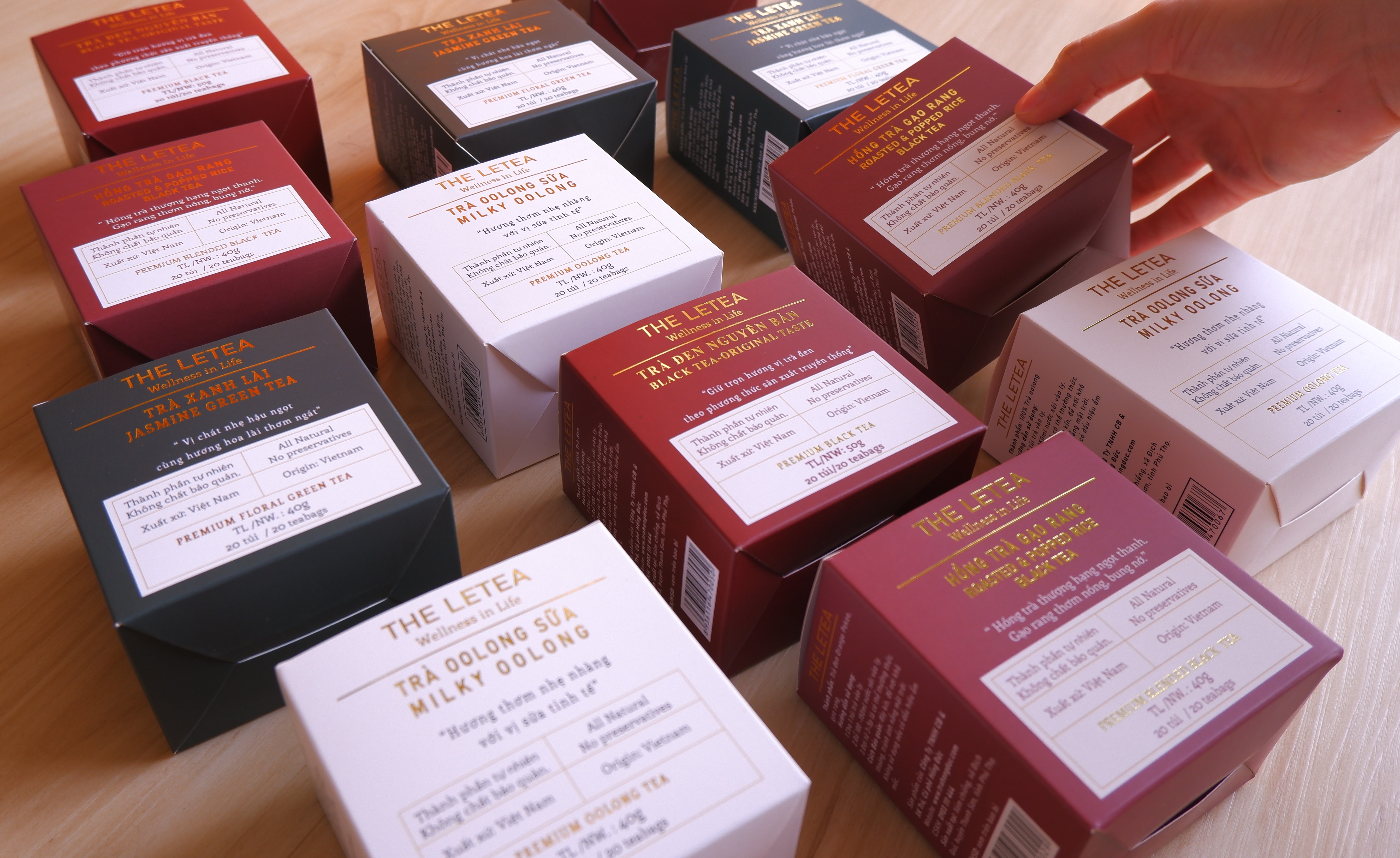 Hồng Trà Gạo Rang Premium (20 Túi lọc x 2g)